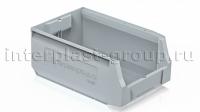 Складской лоток/контейнер для зап. частей, крепежей, серый, 350x225x150 мм