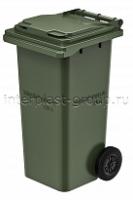 Мусорный контейнер 120 л зеленый