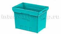 Вкладываемый контейнер KVR 6442 с усиленным дном бирюзовый