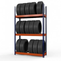 Стеллаж металлический Профи-Т для шин 2000x1240x455 мм. Полки:   3 шт.