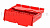 Вкладываемый контейнер KV 6417 с распашной крышкой красный