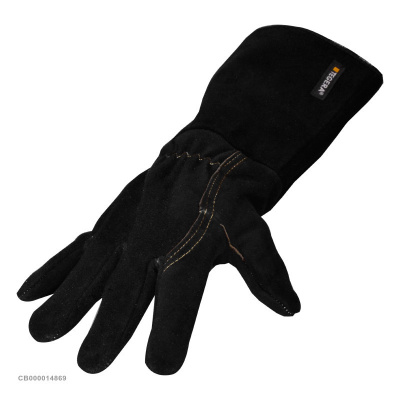 Краги спилковые пятипалые TEGERA Black134 с полной подкладкой