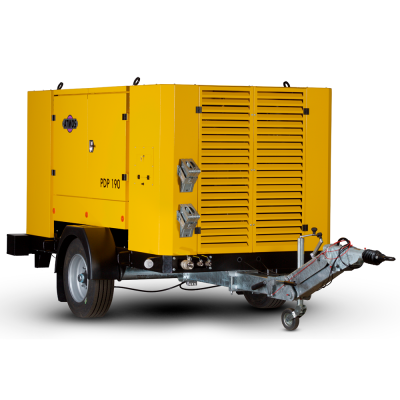 Компрессор передвижной ATMOS PDP 190 - 14 бар (регулируемая с тормозом ходовая часть)