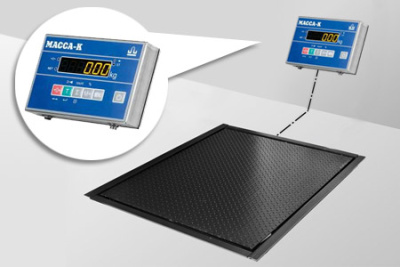 4D-PMF-20/15-2000-AB - Промышленные электронные платформенные врезные весы с 4 датчиками