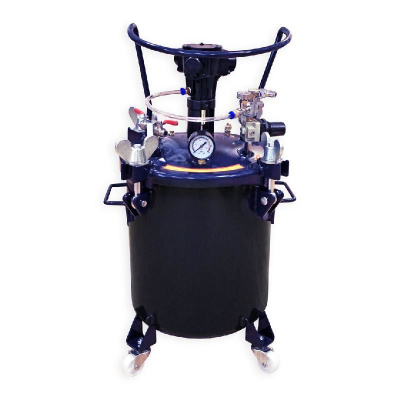 Бак красконагнетательный 40 литров с автоматическим перемешиванием Атаком