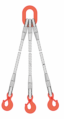 Строп канатный 3СК 8т 4м