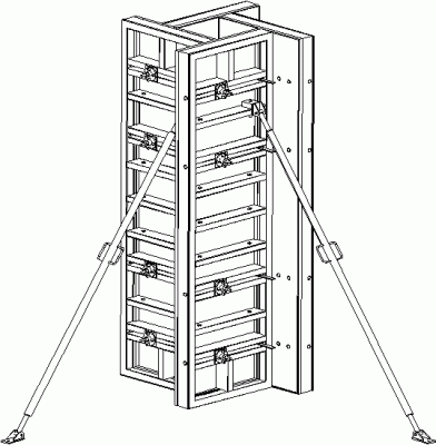 Щит универсальный 0,55х3,3м профиль 2,5 мм