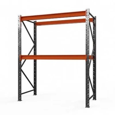 Стеллаж металлический Оптима, 2000x2500x785 мм. Полки: 2 шт. без настила