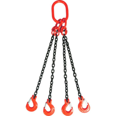 Строп цепной BARA — RUS 4СЦ г/п 11,2 т 4,0 м с самозакрывающимися 
крюками