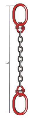 Ветвь цепная ВЦ -г/п 12,5 Длина 6м Калибр цепи - 20
