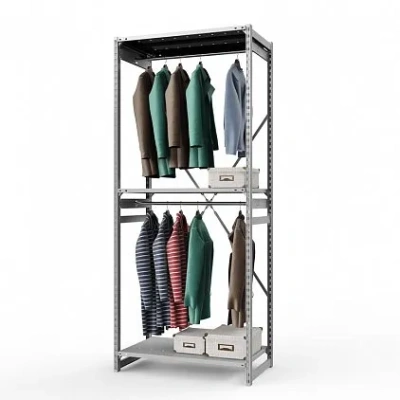 Стеллаж металлический ТСУ Универсал, 2500x1060x600 мм.Штанги: 2шт. Полки: метал. перф. 3 шт.