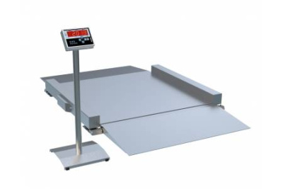 ВПН-2 1000х1000 - Промышленные платформенные электронные весы с пандусом с 4 датчиками