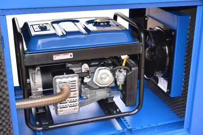 Бензиновый генератор 7,5 кВт TSS SGG 7500Е3 в кожухе МК-1