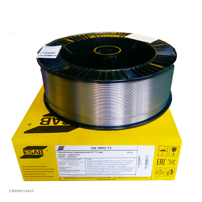Проволока порошковая ESAB ОК ПРО 71 ⌀ 1,2 мм, вакуум. уп. (кассета 15 кг)