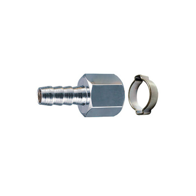 Переходник 1/4"F - елочка 6 мм (обжимное кольцо 6х11 мм) Fubag 180250