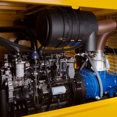 Компрессор передвижной ATMOS PDP 190 - 14 бар (регулируемая с тормозом ходовая часть)