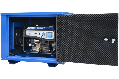 Бензиновый генератор 7,5 кВт TSS SGG 7500Е3 в кожухе МК-1