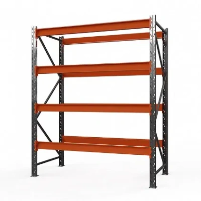 Стеллаж металлический Оптима, 3000x1530x785 мм. Полки: 4 шт. без настила