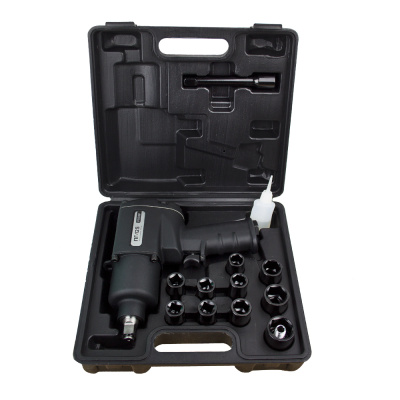 Пневмогайковерт FROSP ПГ-125К в пластиковом кейсе и с головками