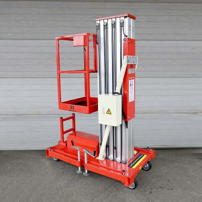 Телескопический одномачтовый подъемник ZX-1-080 OXLIFT 8000 мм 125 кг