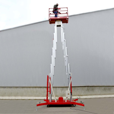 Телескопический двухмачтовый подъемник ZX-2-100 OXLIFT 10000 мм 200 кг