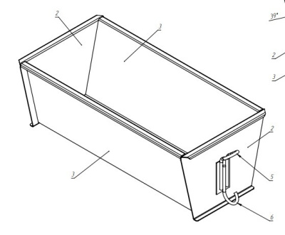 Ящик каменщика BARA-RUS (ящик -гирлянда)