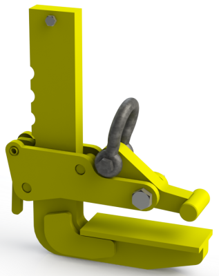 Захват эксцентриковый ZGR (г/п 1,65 т, лист 
0-250мм)
